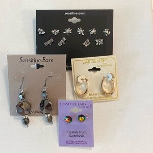 Sensitive Ears earring bundle NWT